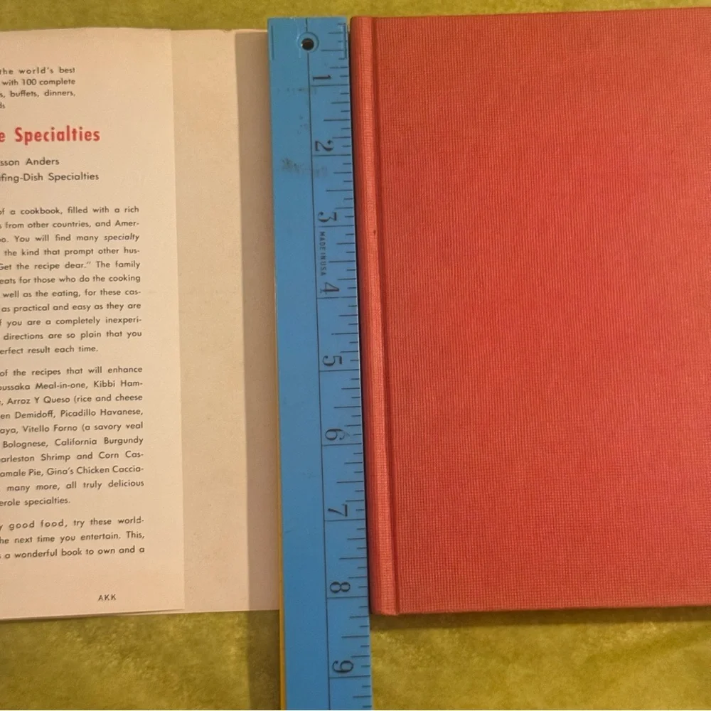 Casserole Specialties Cookbook